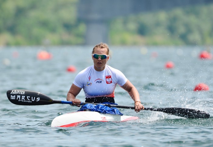 Zofia Więcławska w kajaku, fot. z archiwum bohaterki wywiadu