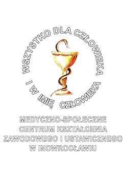 Logo Medyczno-Społecznego Centrum Kształcenia Zawodowego i Ustawicznego w Inowrocławiu
