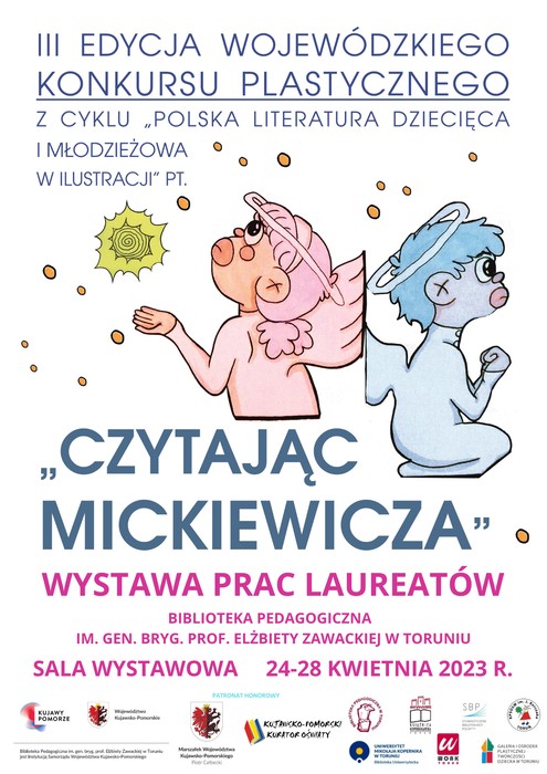 Afisz - Wystawa pn. „Czytając Mickiewicza”