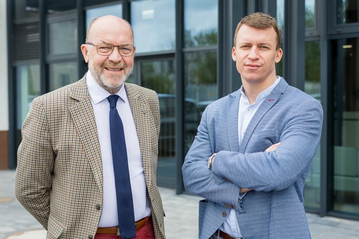 Dr Lech Giziński i dr Włodzisław Giziński, fot. Tomasz Czachorowski dla UMWKP