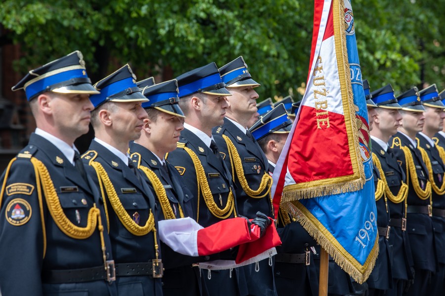 Wojewódzkie obchody Dnia Strażaka, fot. Mikołaj Kuras dla UMWKP