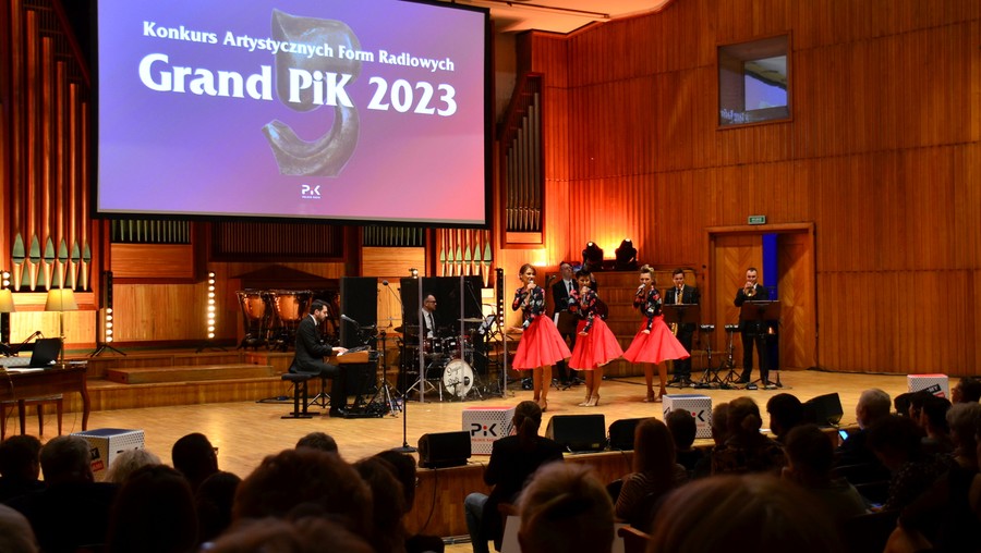 Gala Finałowa XV. Konkursu Artystycznych Form Radiowych Grand PiK 2023, fot. Ireneusz Sanger/www.radiopik.pl