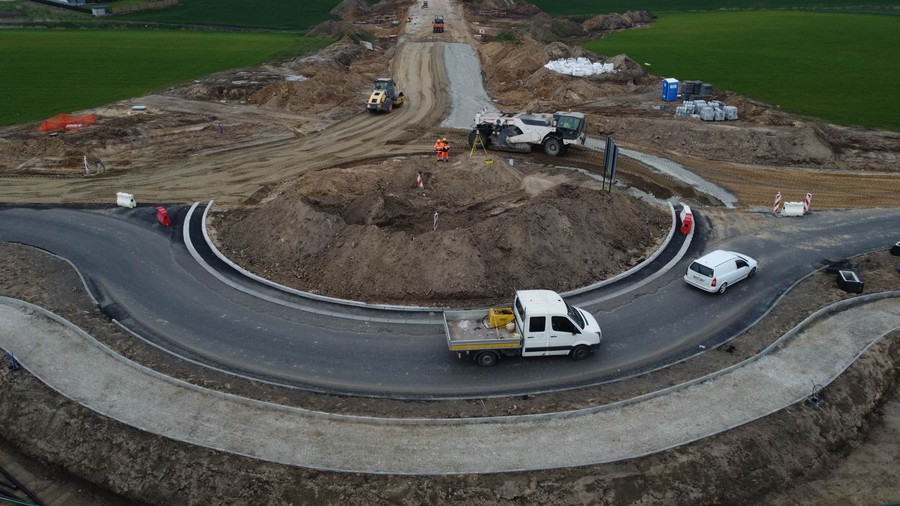 Budowa obwodnicy Lubrańca, fot. ZDW