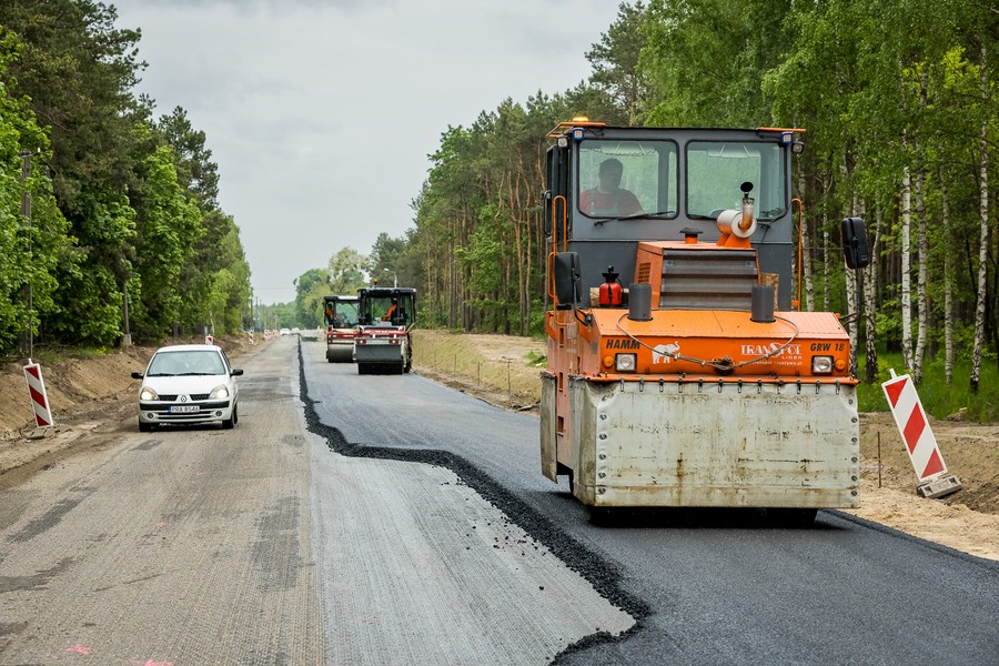 Modernizacja drogi wojewódzkiej nr 254, fot. Tomasz Czachorowski/eventphoto.com.pl dla UMWKP