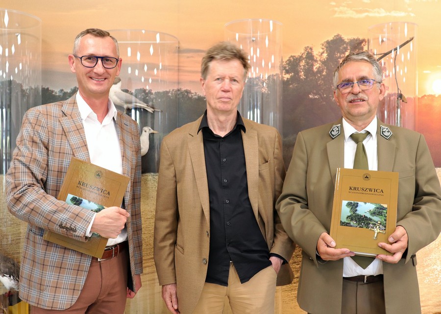 Dyrektor NPT Andrzej Sieradzki, prof. Przemysław Urbańczyk, Poseł na Sejm Dariusz Kurzawa fot. Jarosław Waszak