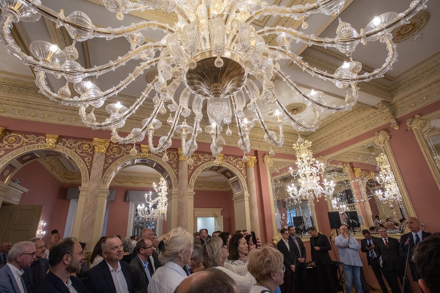 Otwarcie Sali weneckiej w Pałacu Dąmbskich, fot. Mikołaj Kuras dla UMWKP