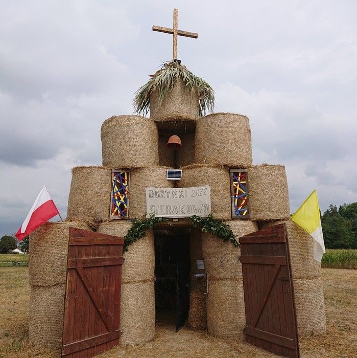 Witacz dożynkowy w Sierakowie, fot. Marta Pawlik-Śliwa