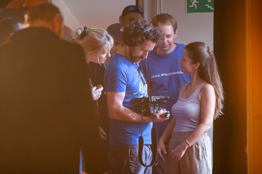 Plan filmowy w Teatrze Horzycy, fot. Szymon Zdziebło/tarantoga.pl dla UMWKP