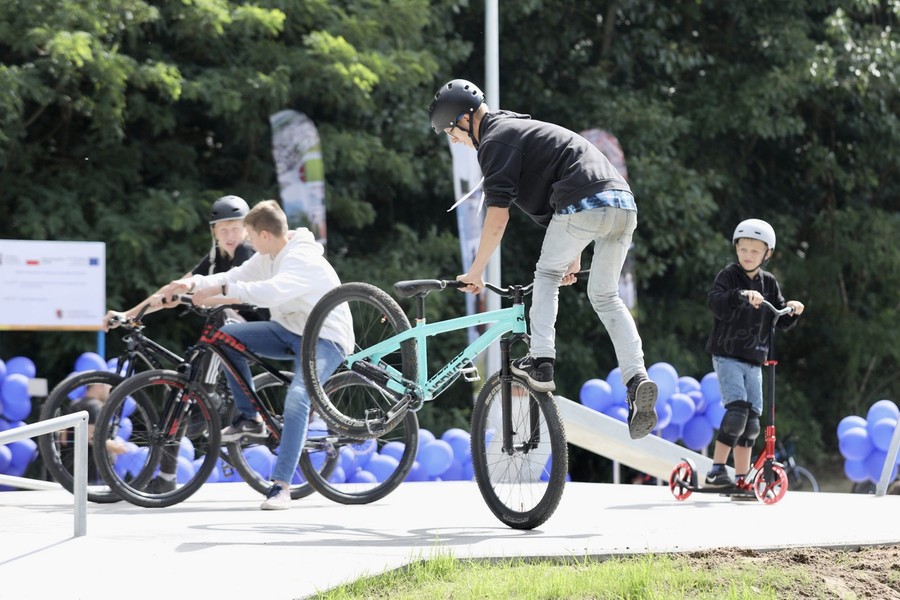 Otwarcie skateparku w Sępólnie Krajeński, fot. Andrzej Goiński/UMWKP