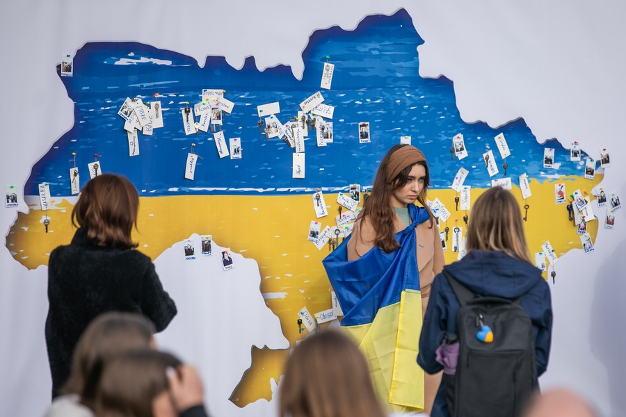 „Solidarni z Ukrainą”, zdjęcie Andrzeja Goińskiego nagrodzone Grand Prix Kujawsko-Pomorskie Press Foto 2023