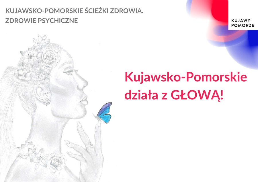 Do opracowanie grafiki wykorzystano pracę plastyczną Mileny Dobrzańskiej zgłoszoną w I edycji konkursu „Zdrowie psychiczne – wyraź je artystycznie”