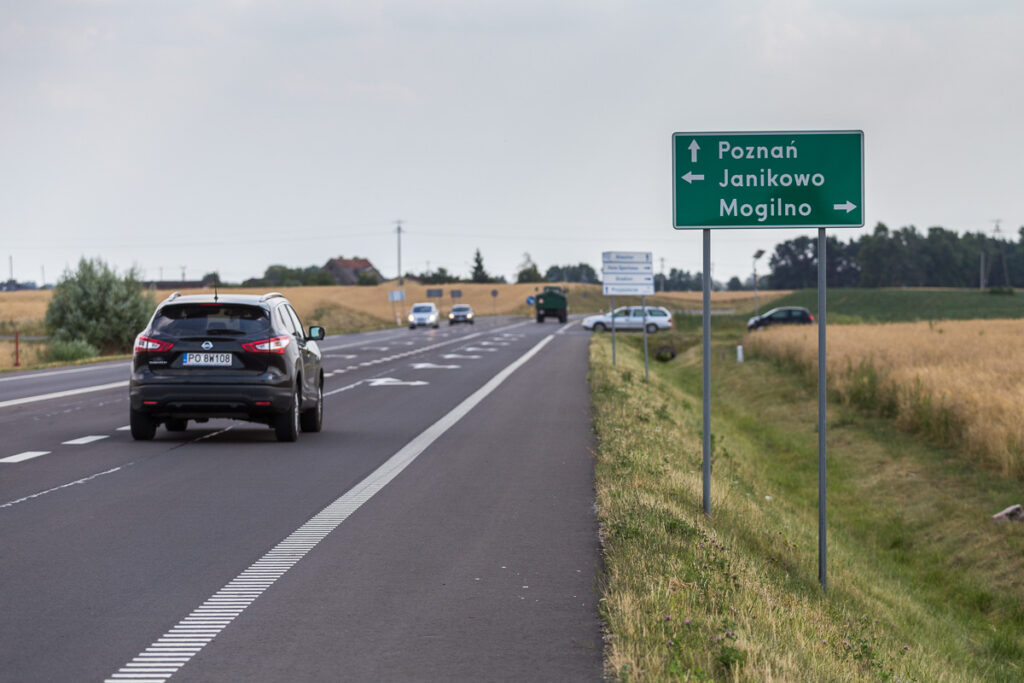 Pierwszy etap obwodnicy Mogilna, fot. Szymon Zdziebło/tarantoga.pl dla UMWKP