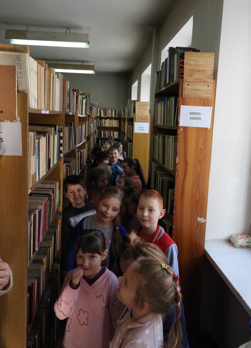 Zwiedzanie biblioteki - Magazyny