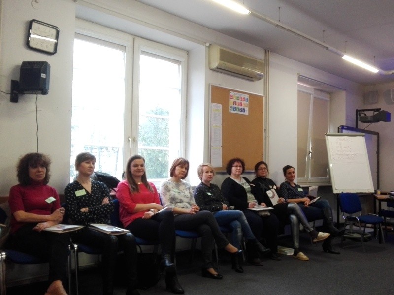 Liderzy szkolni zaangażowani w szkolenie