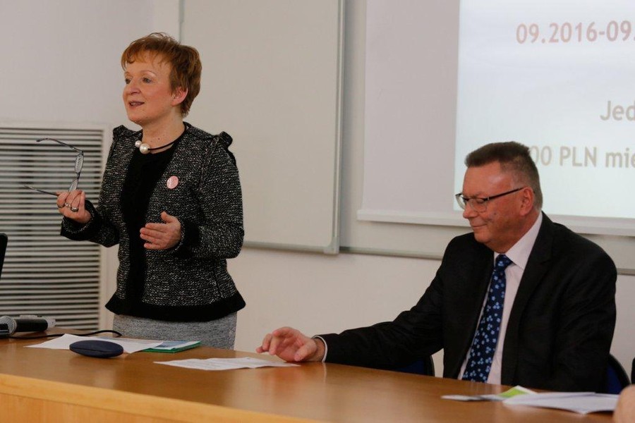 Konferencja naukowa dla stypendystów projektu "Prymus Pomorza i Kujaw", fot. M.Kuras