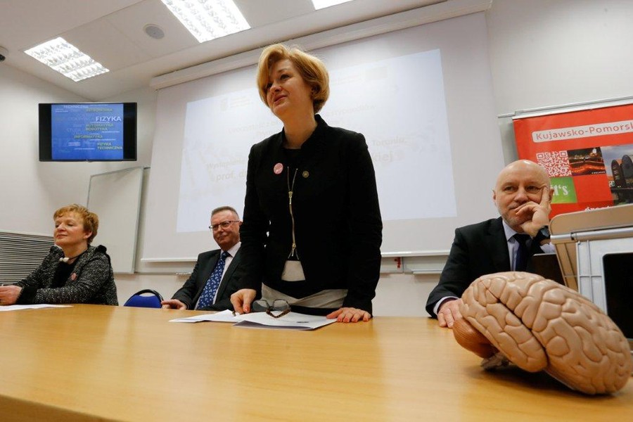 Konferencja naukowa dla stypendystów projektu "Prymus Pomorza i Kujaw", fot. M.Kuras