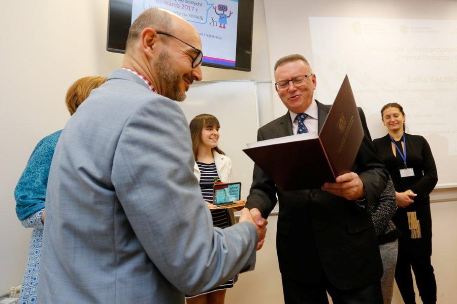 Konferencja naukowa dla stypendystów projektu "Prymus Pomorza i Kujaw", fot. M.Kuras