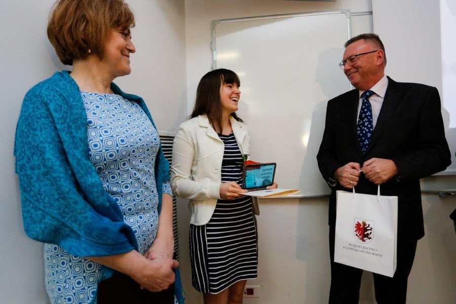 Konferencja naukowa dla stypendystów projektu "Prymus Pomorza i Kujaw", fot. M.Kuras