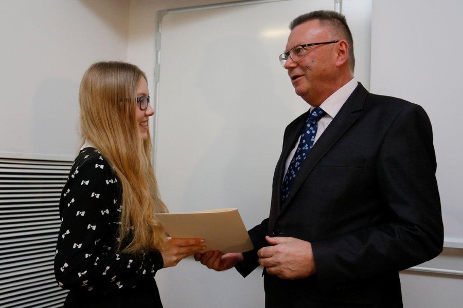 Konferencja naukowa dla stypendystów projektu "Prymus Pomorza i Kujaw", fot. M.Kuras