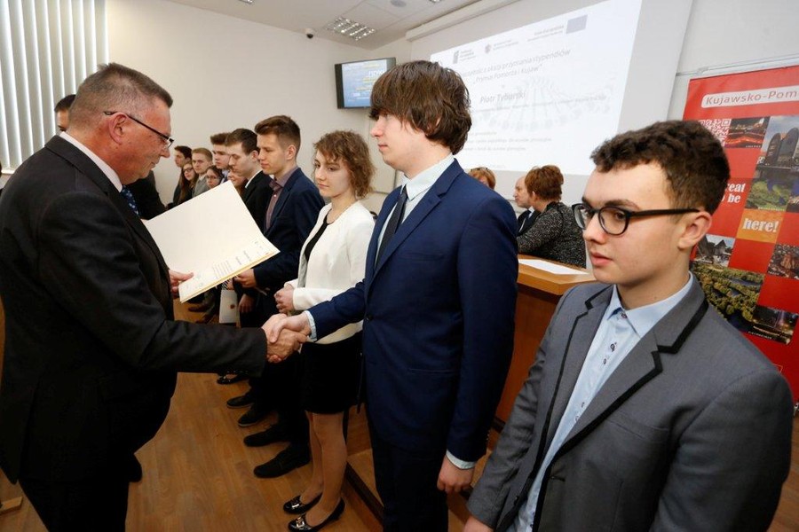 Konferencja naukowa dla stypendystów projektu "Prymus Pomorza i Kujaw", fot. M.Kuras