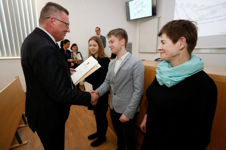 Konferencja naukowa dla stypendystów projektu "Prymus Pomorza i Kujaw", fot. M.Kuras