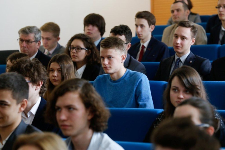 Konferencja naukowa dla stypendystów projektu "Prymus Pomorza i Kujaw", fot. M.Kuras