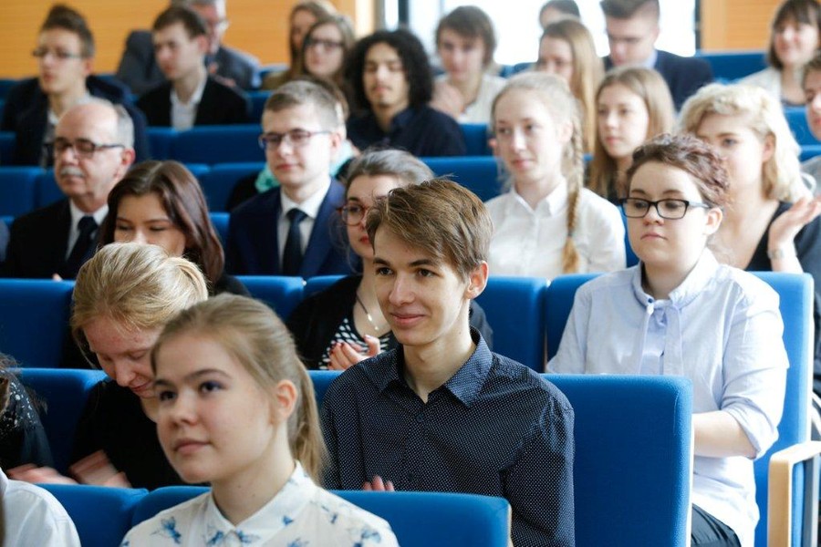 Konferencja naukowa dla stypendystów projektu "Prymus Pomorza i Kujaw", fot. M.Kuras