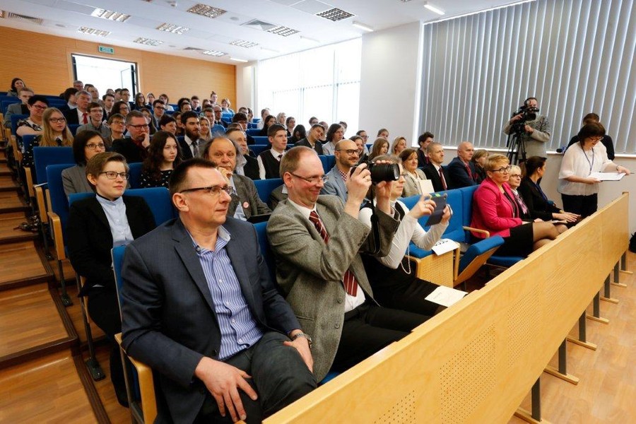 Konferencja naukowa dla stypendystów projektu "Prymus Pomorza i Kujaw", fot. M.Kuras