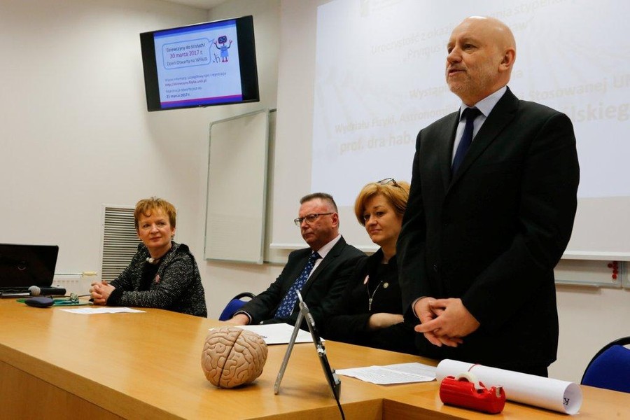 Konferencja naukowa dla stypendystów projektu "Prymus Pomorza i Kujaw", fot. M.Kuras