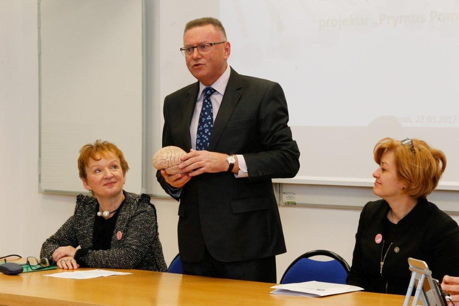 Konferencja naukowa dla stypendystów projektu "Prymus Pomorza i Kujaw", fot. M.Kuras