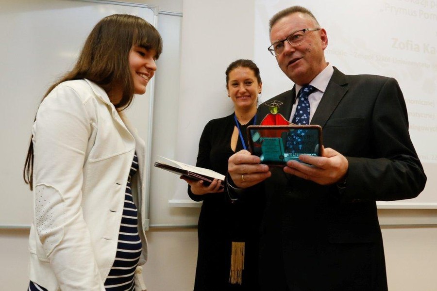 Konferencja naukowa dla stypendystów projektu "Prymus Pomorza i Kujaw", fot. M.Kuras