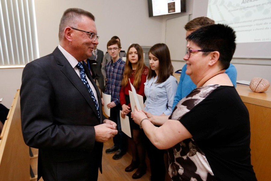 Konferencja naukowa dla stypendystów projektu "Prymus Pomorza i Kujaw", fot. M.Kuras