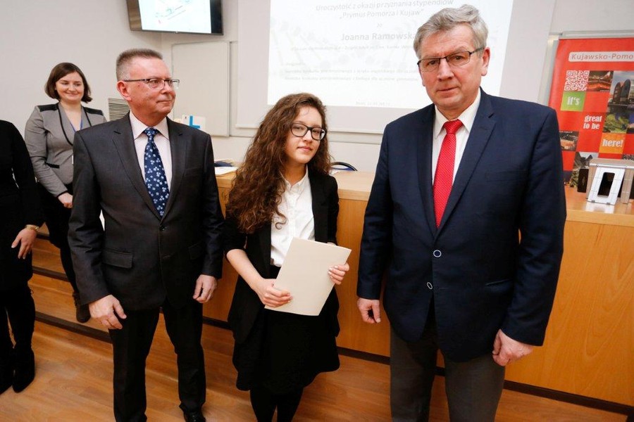 Konferencja naukowa dla stypendystów projektu "Prymus Pomorza i Kujaw", fot. M.Kuras