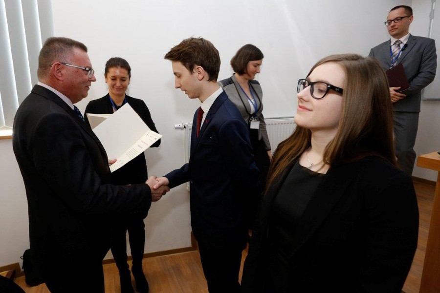 Konferencja naukowa dla stypendystów projektu "Prymus Pomorza i Kujaw", fot. M.Kuras