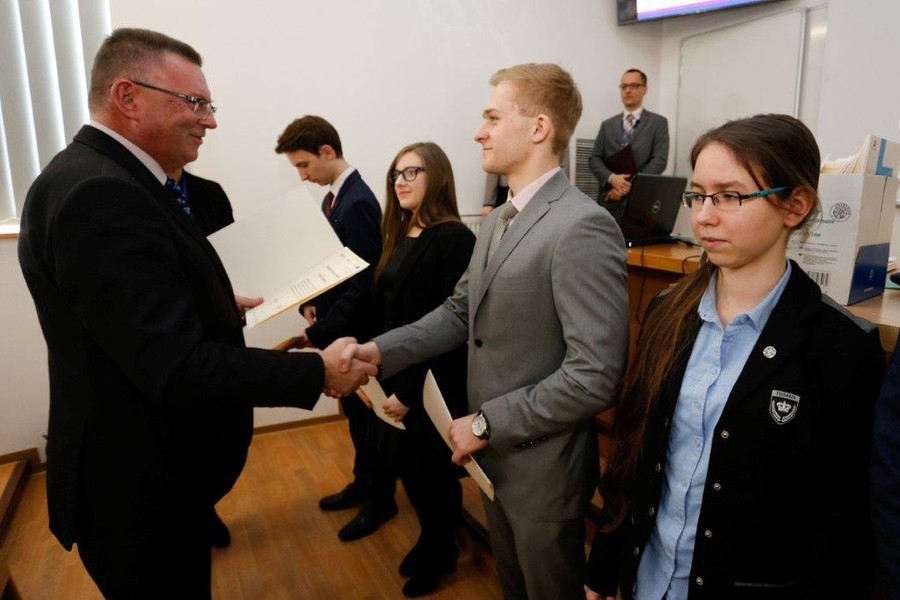 Konferencja naukowa dla stypendystów projektu "Prymus Pomorza i Kujaw", fot. M.Kuras