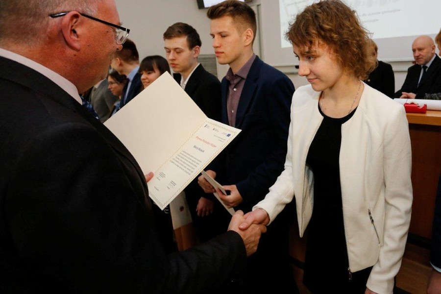 Konferencja naukowa dla stypendystów projektu "Prymus Pomorza i Kujaw", fot. M.Kuras