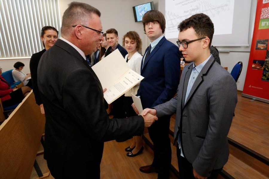 Konferencja naukowa dla stypendystów projektu "Prymus Pomorza i Kujaw", fot. M.Kuras