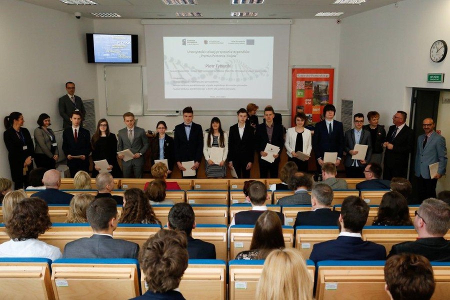 Konferencja naukowa dla stypendystów projektu "Prymus Pomorza i Kujaw", fot. M.Kuras