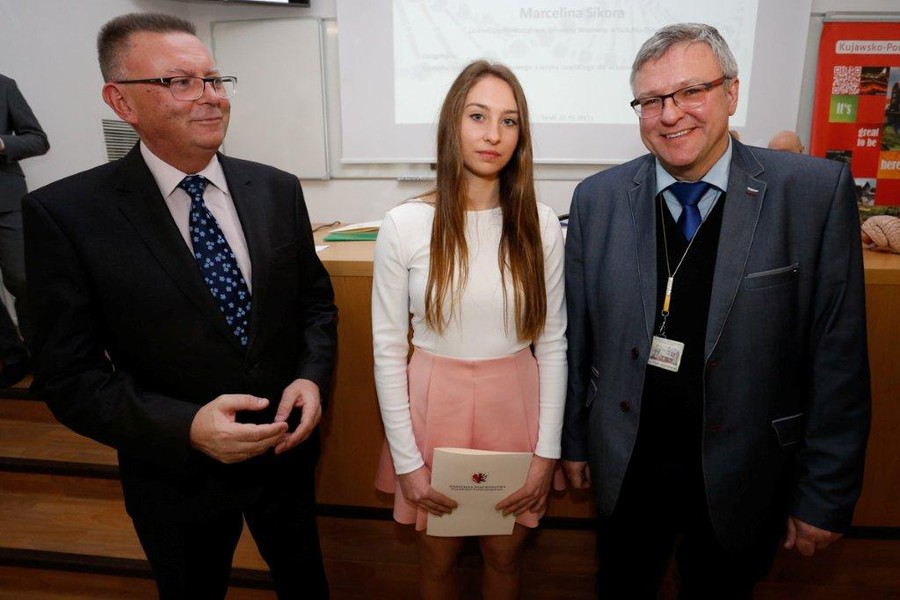 Konferencja naukowa dla stypendystów projektu "Prymus Pomorza i Kujaw", fot. M.Kuras