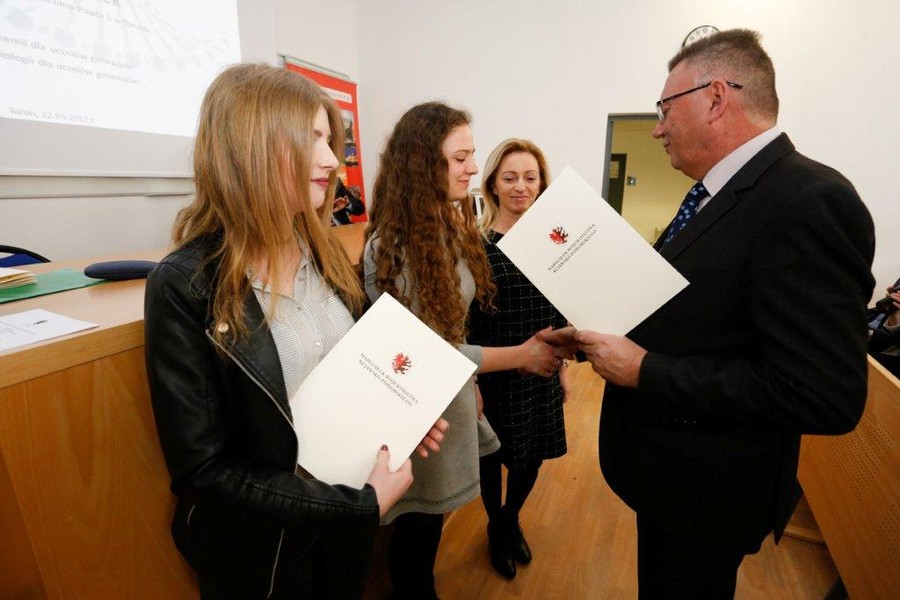 Konferencja naukowa dla stypendystów projektu "Prymus Pomorza i Kujaw", fot. M.Kuras