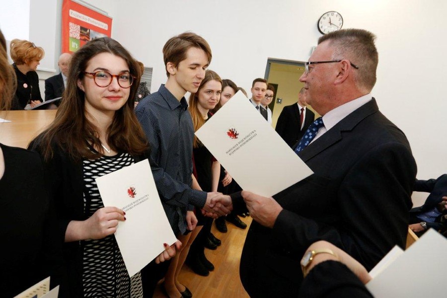 Konferencja naukowa dla stypendystów projektu "Prymus Pomorza i Kujaw", fot. M.Kuras