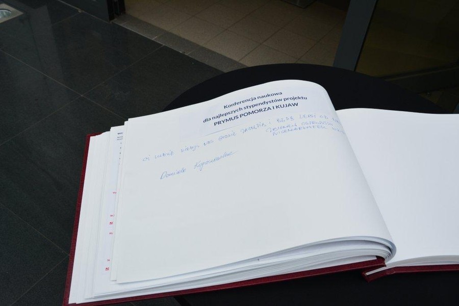 Konferencja naukowa dla stypendystów projektu "Prymus Pomorza i Kujaw", fot. W.Drozdowski