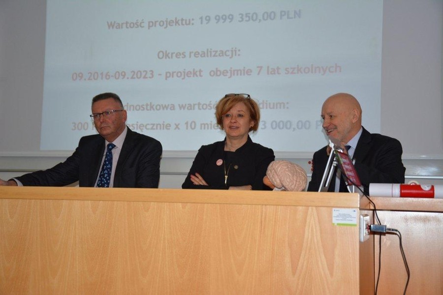 Konferencja naukowa dla stypendystów projektu "Prymus Pomorza i Kujaw", fot. W.Drozdowski