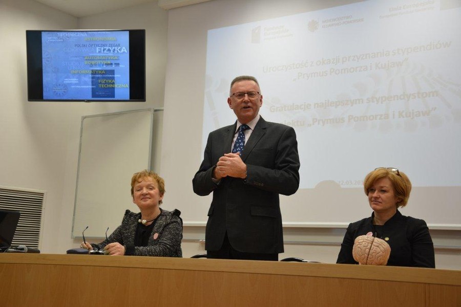 Konferencja naukowa dla stypendystów projektu "Prymus Pomorza i Kujaw", fot. W.Drozdowski