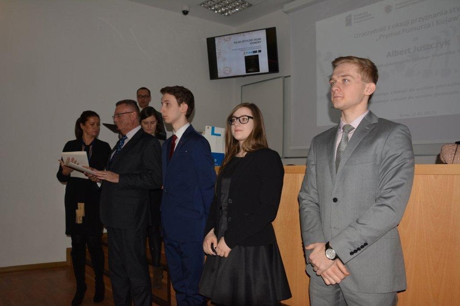 Konferencja naukowa dla stypendystów projektu "Prymus Pomorza i Kujaw", fot. W.Drozdowski