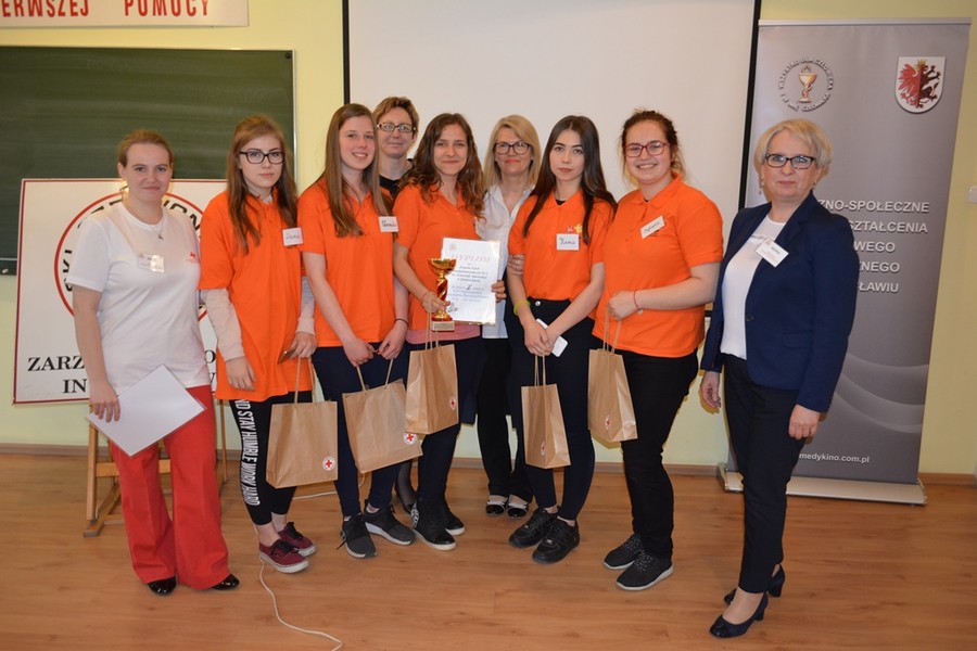 Drugie miejsce zajęła drużyna z Zespół Szkół Ponadgimnazjalnych nr 2 w Inowrocławiu