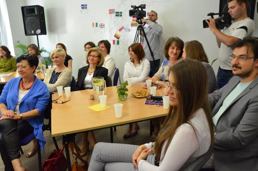 Członkowie Klubu Dyskusyjnego