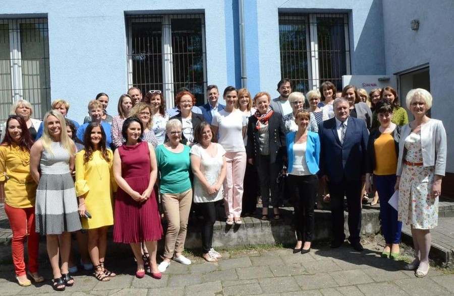 Pracownicy KPCEN i Olga Bończyk