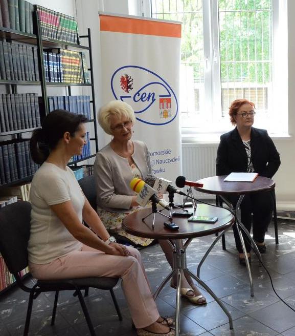 SpotkanieOlgi Bończyk z mediami