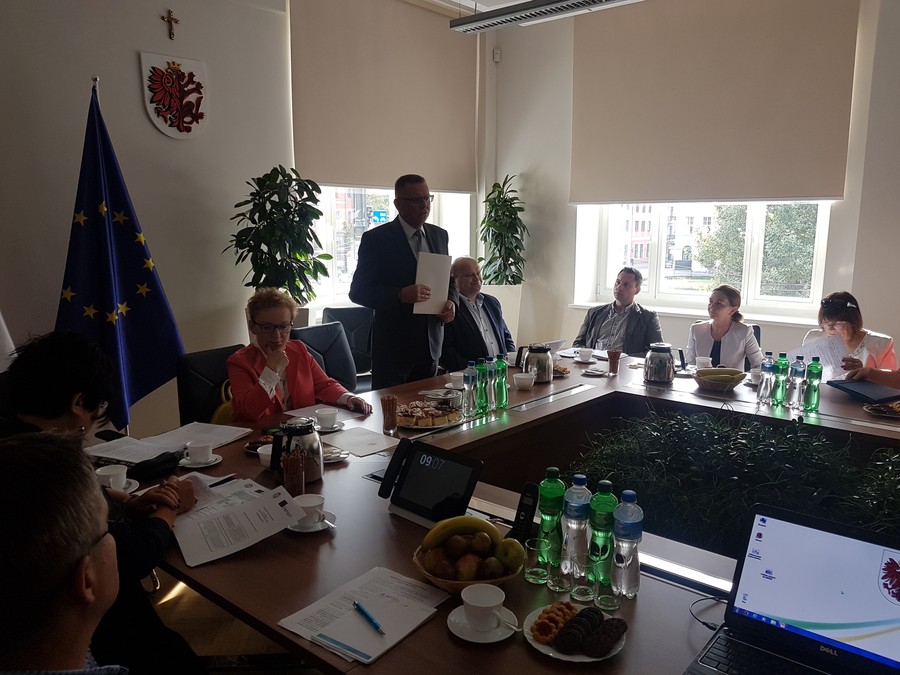 Wicemarszałek Zbigniew Ostrowski, dyr. Domicela Kopacaczewska